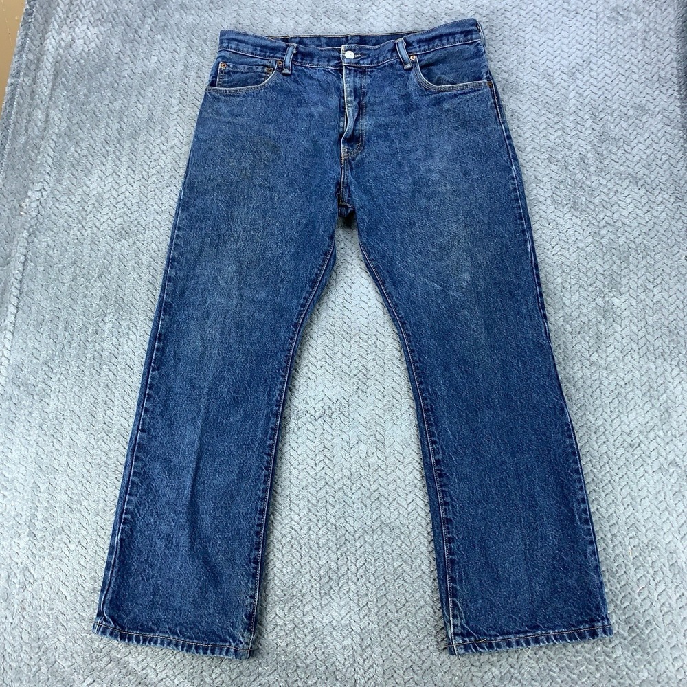 Levis 517 Jeans Men's 36x29 (Fits 34x28) Blue Denim Bootcut Work Country Classic